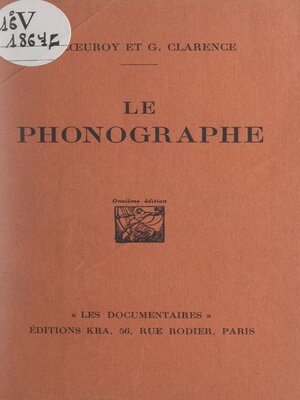 cover image of Le phonographe